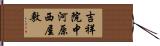 吉祥院中河原西屋敷 Hand Scroll