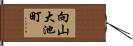 向山大池町 Hand Scroll