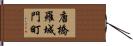 唐橋羅城門町 Hand Scroll