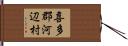 喜多郡河辺村 Hand Scroll