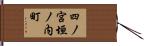 四ノ宮垣ノ内町 Hand Scroll
