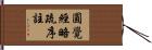圓覺經略疏序註 Hand Scroll