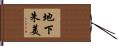 地下朱美 Hand Scroll