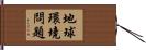 地球環境問題 Hand Scroll