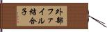 外部ファイル結合子 Hand Scroll