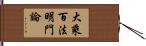 大乘百法明門論 Hand Scroll