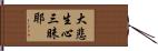 大悲生心三昧耶 Hand Scroll