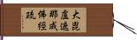 大毘盧遮那成佛經疏 Hand Scroll
