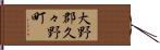 大野郡久々野町 Hand Scroll