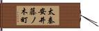 太秦安井藤ノ木町 Hand Scroll