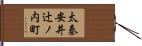 太秦安井辻ノ内町 Hand Scroll