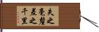 失之毫釐，差之千里 Hand Scroll