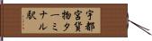 宇都宮貨物ターミナル駅 Hand Scroll
