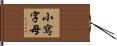 小寫字母 Hand Scroll