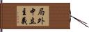 局外中立主義 Hand Scroll