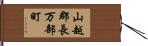 山越郡長万部町 Hand Scroll
