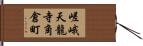 嵯峨天龍寺角倉町 Hand Scroll
