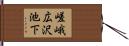 嵯峨広沢池下 Hand Scroll
