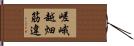 嵯峨越畑筋違 Hand Scroll