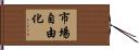 市場自由化 Hand Scroll