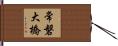 常磐大橋 Hand Scroll