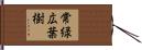常緑広葉樹 Hand Scroll
