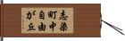 志染町中自由が丘 Hand Scroll