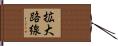 拡大路線 Hand Scroll