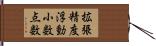 拡張精度浮動小数点数 Hand Scroll