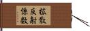 拡散反射係数 Hand Scroll