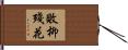 敗柳殘花 Hand Scroll