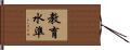 教育水準 Hand Scroll