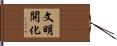 文明開化 Hand Scroll