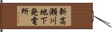 新高瀬川地下発電所 Hand Scroll