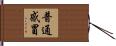 普通感冒 Hand Scroll