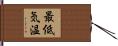 最低気温 Hand Scroll