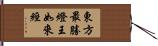 東方最勝燈王如來經 Hand Scroll