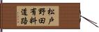 松戸野田有料道路 Hand Scroll