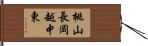 桃山長岡越中東 Hand Scroll