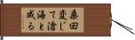 桑田変じて滄海と成る Hand Scroll