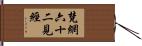 梵網六十二見經 Hand Scroll
