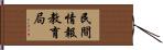 民間情報教育局 Hand Scroll