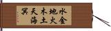 水金地火木土天海冥 Hand Scroll