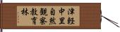 津軽中里自然観察教育林 Hand Scroll