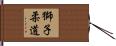 Lion Judo Hand Scroll