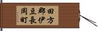 田方郡伊豆長岡町 Hand Scroll