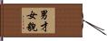 男才女貌 Hand Scroll