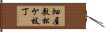畑屋敷松ケ枝丁 Hand Scroll