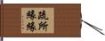 疏所緣緣 Hand Scroll