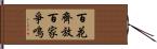 百花齊放，百家爭鳴 Hand Scroll